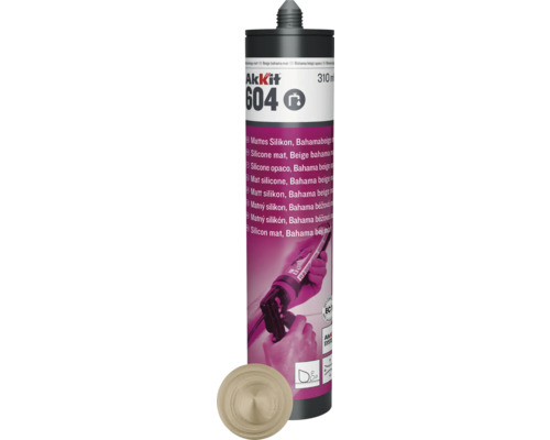 Akkit 604 siliconenkit, Bahama beige, 310 ml